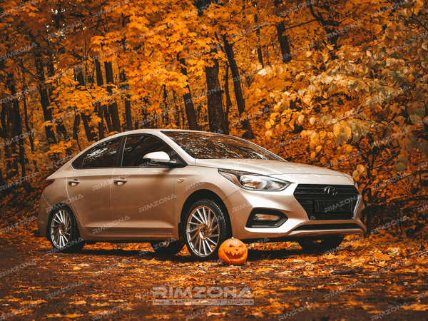 Hyundai Solaris на дисках VPS 304 R17 - Фото № 1