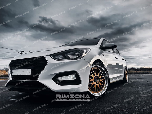 Hyundai Solaris на дисках BBS LM R17 4x100 - Фото № 2