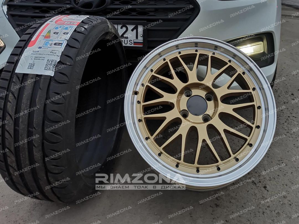 Hyundai Solaris на дисках BBS LM R17 4x100 - Фото № 3