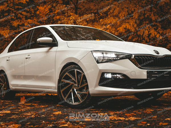 Skoda Rapid на стильных дисках Tiguan R-line R17 5x100 - Фото № 3