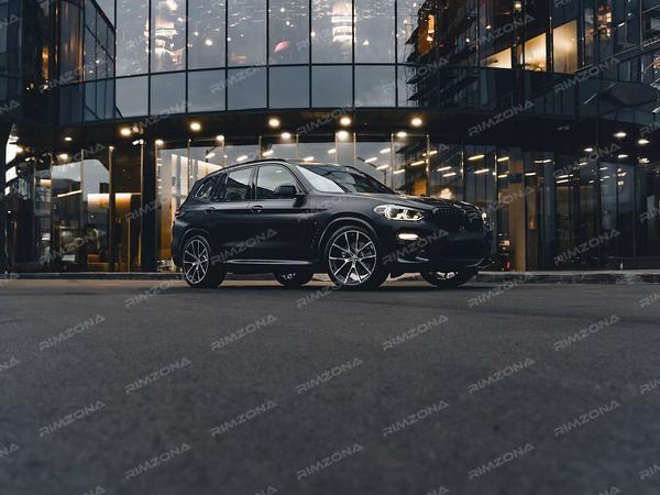 BMW X3 на кованых дисках в стиле BMW 728M STYLE - Фото № 6