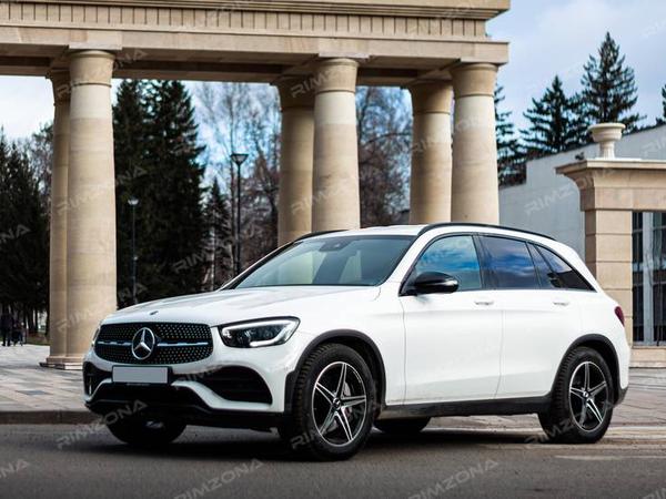 MERCEDES GLC НА ЛИТЫХ ДИСКАХ В СТИЛЕ MERCEDES AMG 5 SPOKE R19 - Фото № 1