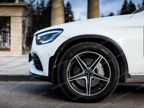 MERCEDES GLC НА ЛИТЫХ ДИСКАХ В СТИЛЕ MERCEDES AMG 5 SPOKE R19 - Фото № 3