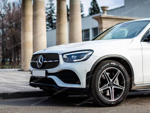 MERCEDES GLC НА ЛИТЫХ ДИСКАХ В СТИЛЕ MERCEDES AMG 5 SPOKE R19 - Фото № 2