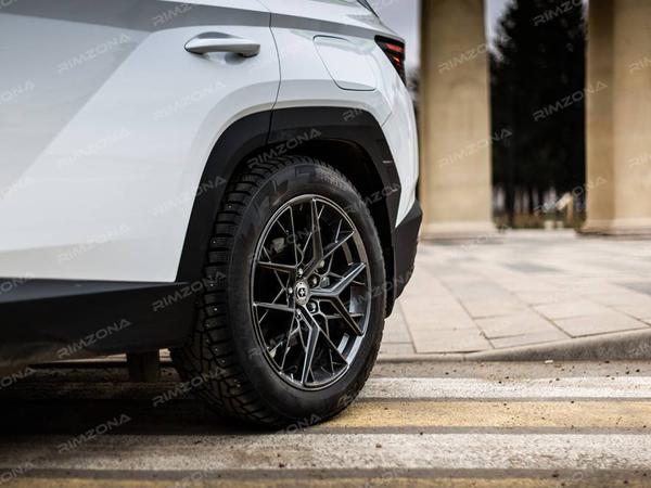 Hyundai Tucson на литых диск в стиле HRE FF10 R19 - Фото № 7