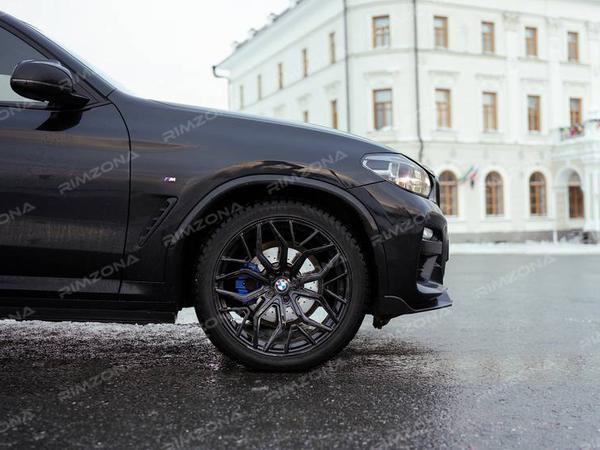 BMW X3 НА КОВАНЫХ КАСТОМНЫХ ДИСКАХ R21 - Фото № 4