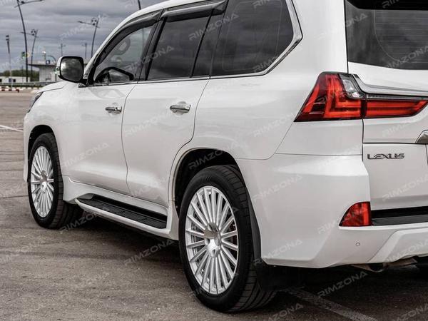 LEXUS LX НА КОВАНЫХ КАСТОМНЫХ ДИСКАХ R21 - Фото № 8