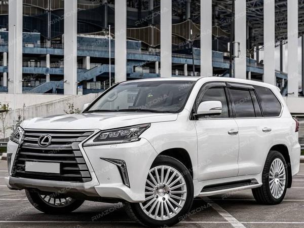 LEXUS LX НА КОВАНЫХ КАСТОМНЫХ ДИСКАХ R21 - Фото № 1