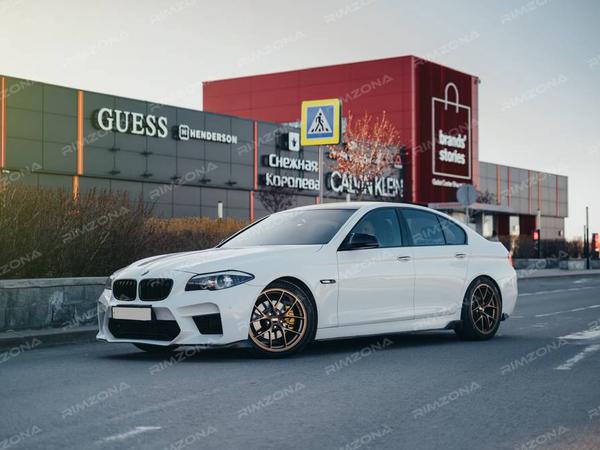 BMW 5 SERIES НА ЛИТЫХ ДИСКАХ В СТИЛЕ BBS - Фото № 4