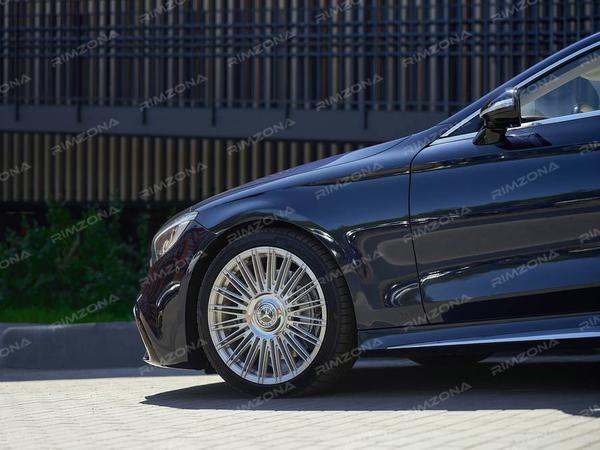 MERCEDES S-CLASS COUPE НА КОВАНЫХ КАСТОМНЫХ ДИСКАХ R20 - Фото № 4