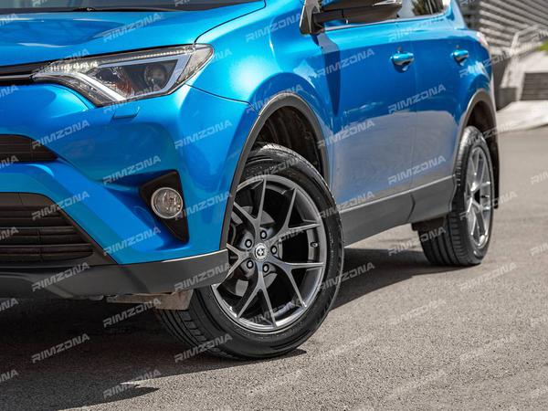 TOYOTA RAV4 НА ЛИТЫХ ДИСКАХ В СТИЛЕ HRE P101 R18 - Фото № 2