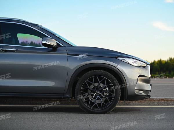 INFINITI QX50 НА ЛИТЫХ ДИСКАХ В СТИЛЕ VOSSEN HF-2 R20 - Фото № 4