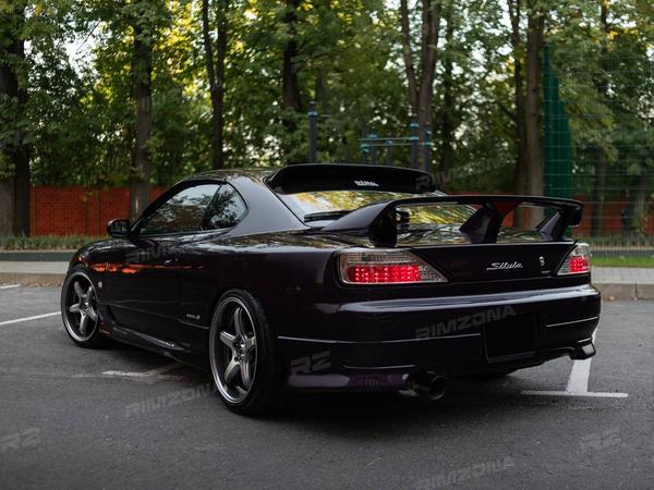 NISSAN SILVIA S15 НА ЛИТЫХ ДИСКАХ В СТИЛЕ WORK R18 - Фото № 3