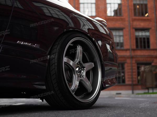 NISSAN SILVIA S15 НА ЛИТЫХ ДИСКАХ В СТИЛЕ WORK R18 - Фото № 4