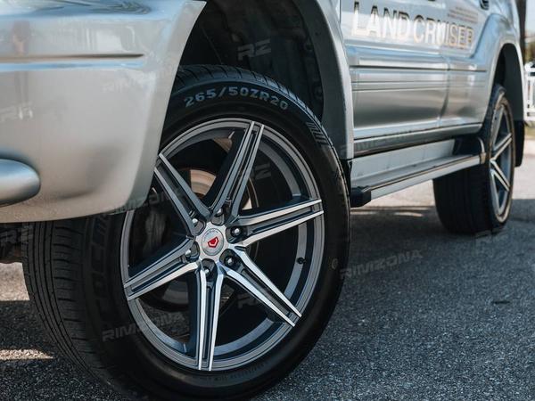 TOYOTA LAND CRUISER PRADO НА ЛИТЫХ ДИСКАХ В СТИЛЕ HF6-2 R20 - Фото № 2