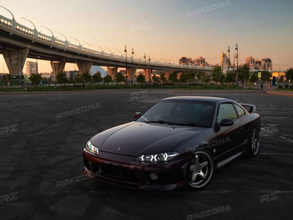 NISSAN SILVIA S15 НА ЛИТЫХ ДИСКАХ В СТИЛЕ WORK R18 - Фото № 5