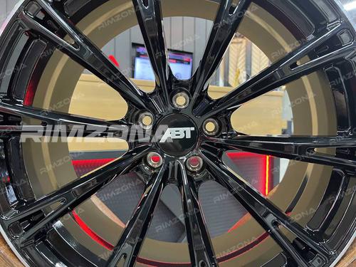 КОВАНЫЙ ДИСК В СТИЛЕ ABT R21 9J 5X112 ET28 DIA 66.6 (MB) - Фото вживую №4