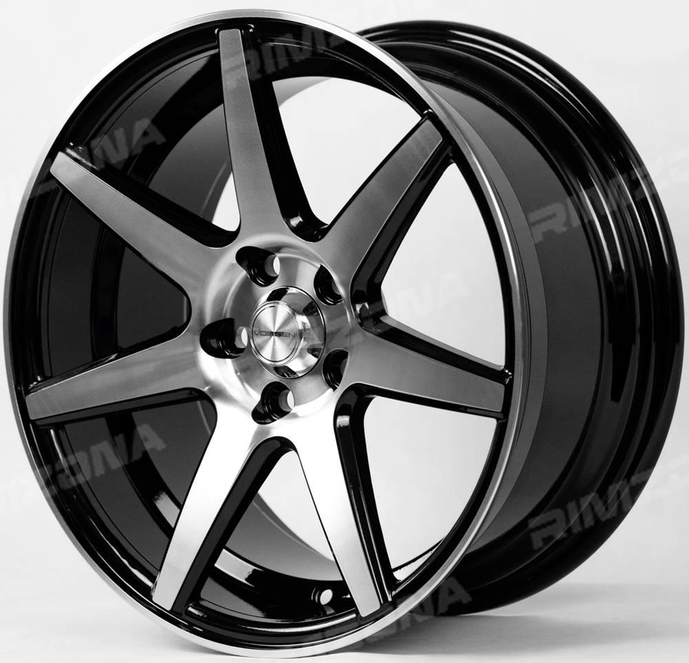 Литые диски A-Rims VOSSEN VPS-CV1 R16 7.5J 5x100 ET38 dia 73.1 (ЧЕРНЫЙ С  ПОЛИРОВКОЙ) купить в Самаре по выгодной цене