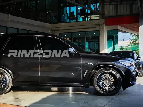 Литой диск HAMANN Anniversary EVO R21 10/11.5J 5x120 ET35/37 dia 74.1 - Фото вживую на авто №4