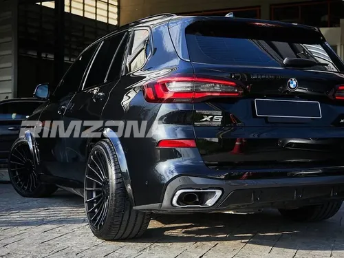 Литой диск HAMANN Anniversary EVO R21 10/11.5J 5x120 ET35/37 dia 74.1 - Фото вживую на авто №5