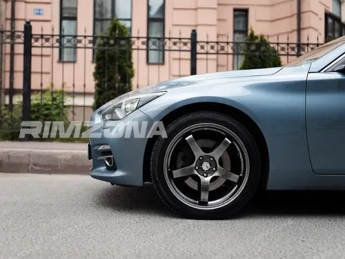 Литой диск ADVAN TC-4 R15 7J 4x100 ET30 dia 73.1 - Фото вживую на авто №2