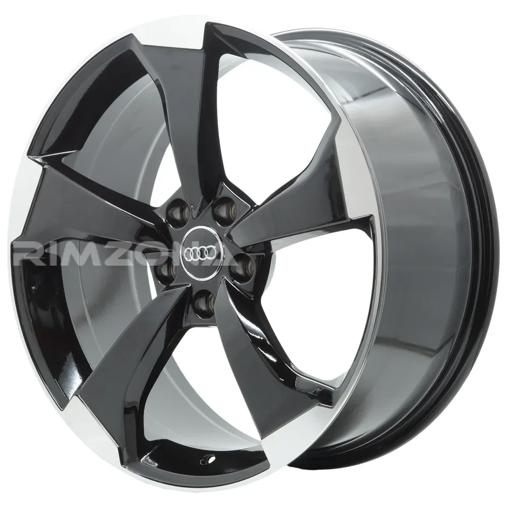 Литые диски В стиле Audi Rotor 2 R17 7.5J 5x112 ET40 dia 66.6 (BLACK  MACHINE FACE) купить в Самаре по выгодной цене