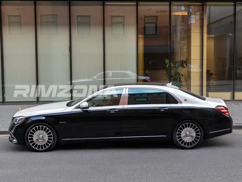 Литой диск В стиле Mercedes MAYBACH 222 R20 8.5/9.5J 5x112 ET38/43 dia 66.5 - Фото вживую на авто №6
