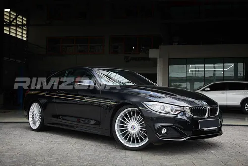 Литой диск Alpina GT R19 8.5J 5x120 ET33 dia 72.6 - Фото вживую на авто №4