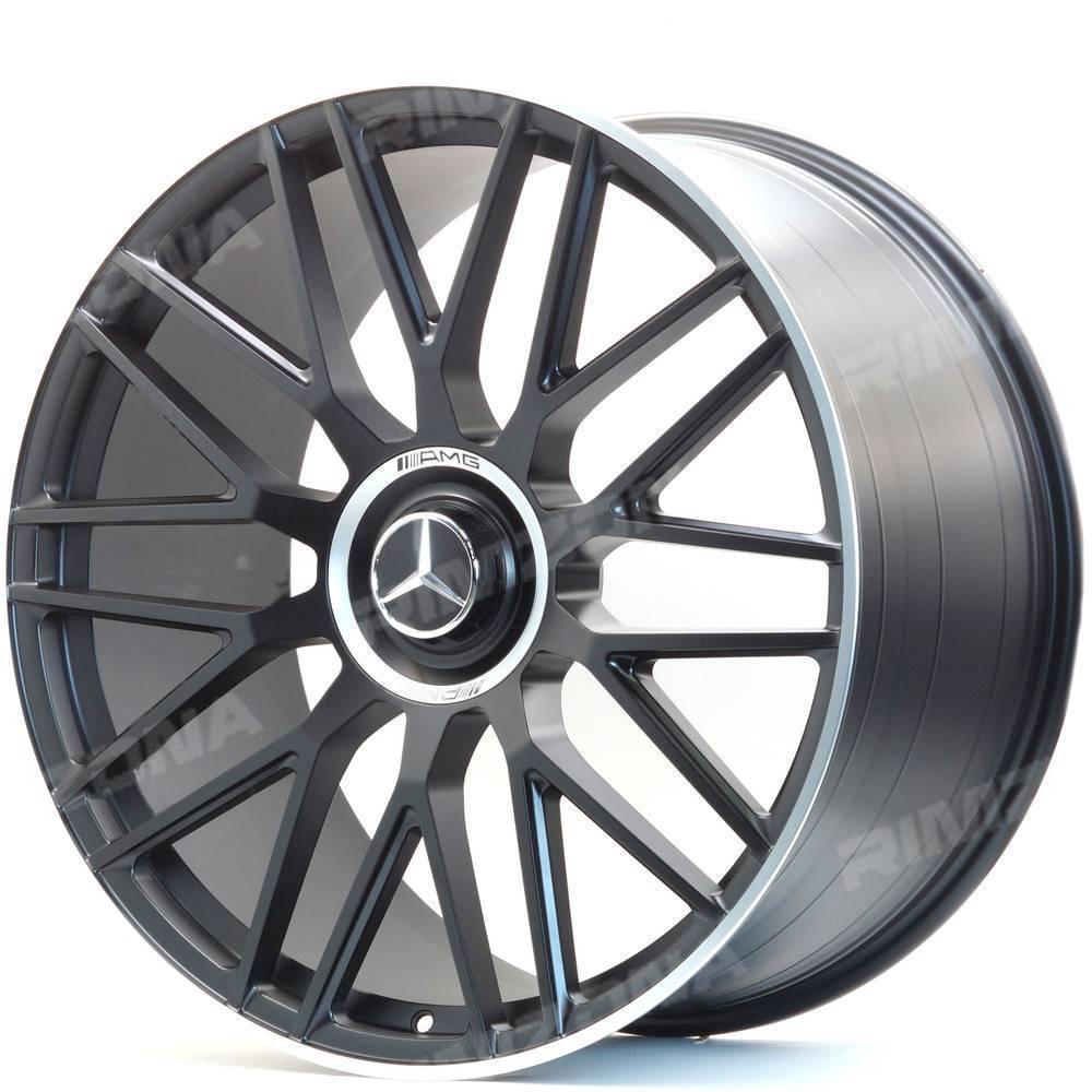 Литые диски В стиле Mercedes AMG 10 Y Spoke R20 8.5/9.5J 5x112 ET35/43 dia  66.6 (MATT BLACK MACHINE LIP) купить в Самаре по выгодной цене