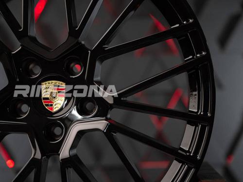 Кованый диск В стиле Porsche RS SPYDER R21 9.5J 5x130 ET46 dia 71.6 - Фото вживую №6