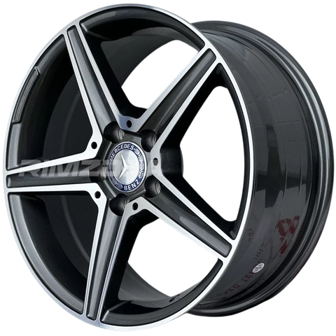 Литой диск В стиле Mercedes AMG 5 Spoke R17 7.5J 5x112 ET40 dia 66.6