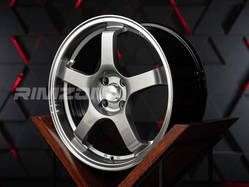 Литой диск ADVAN GT R17 7.5J 4x100 ET38 dia 73.1 - Фото вживую №2