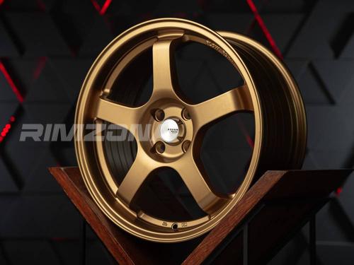 Литой диск ADVAN GT R17 7.5J 4x100 ET38 dia 73.1 - Фото вживую №2