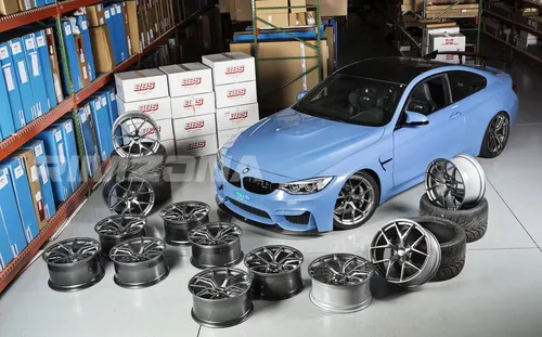 Литой диск BBS FI-R R17 7.5J 5x114.3 ET38 dia 73.1 - Фото вживую на авто №3