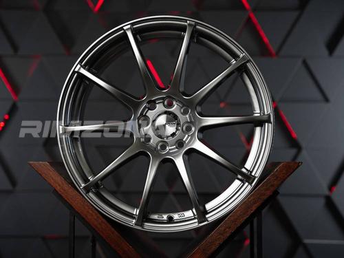 Литой диск ADVAN RS R17 8J 4x100/4x108 ET38 dia 73.1 - Фото вживую №6
