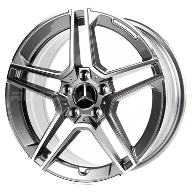 Литой диск В стиле Mercedes AMG 5 DOUBLE SPOKE R22 9.5/11.5J 5x112 ET45/47 dia 66.5